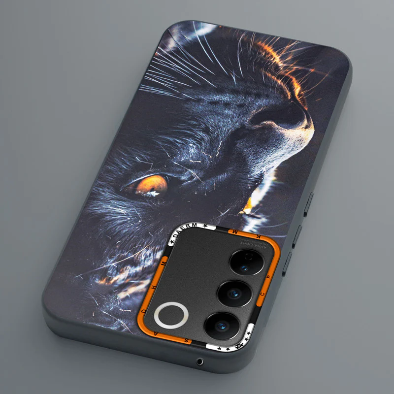 Dark Aesthetic Wild Animal Printed Back Cases For Vivo V27 Pro 5G - Image 36