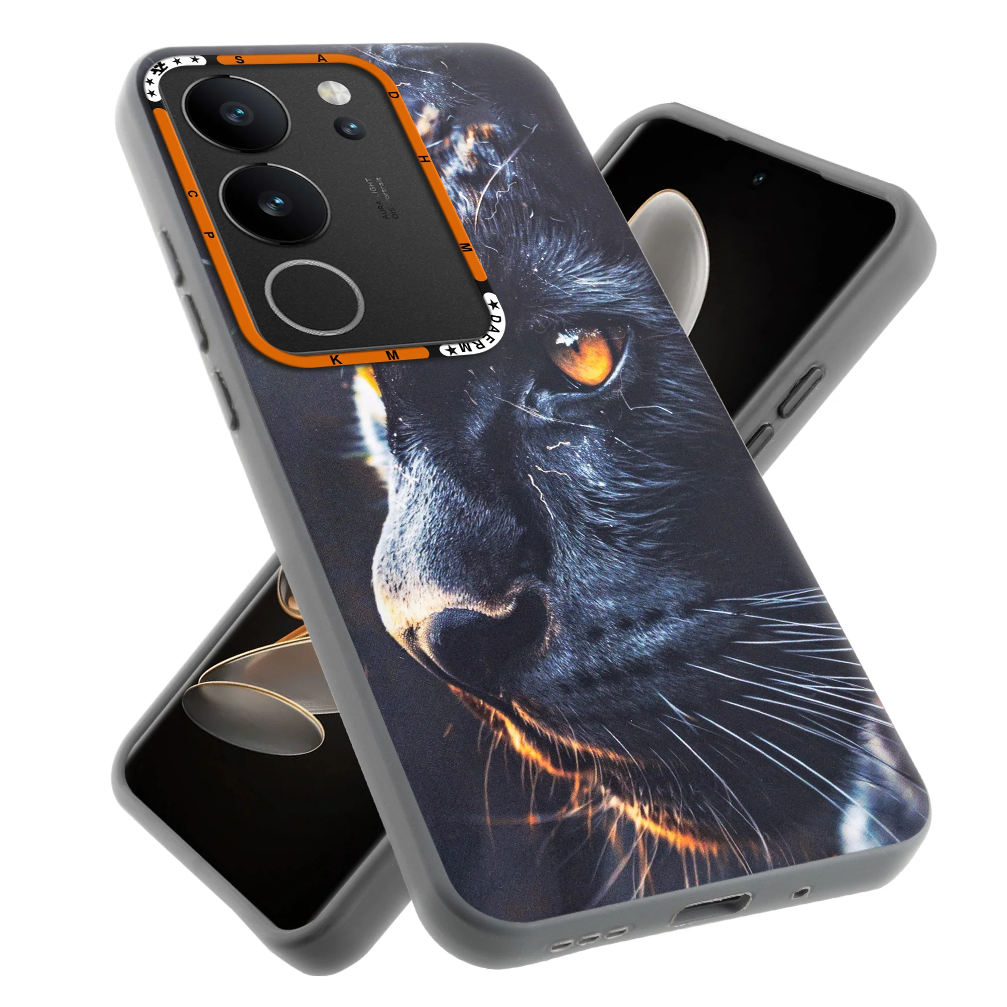 Dark Aesthetic Wild Animal Printed Back Cases For Vivo V29 5G - Image 57