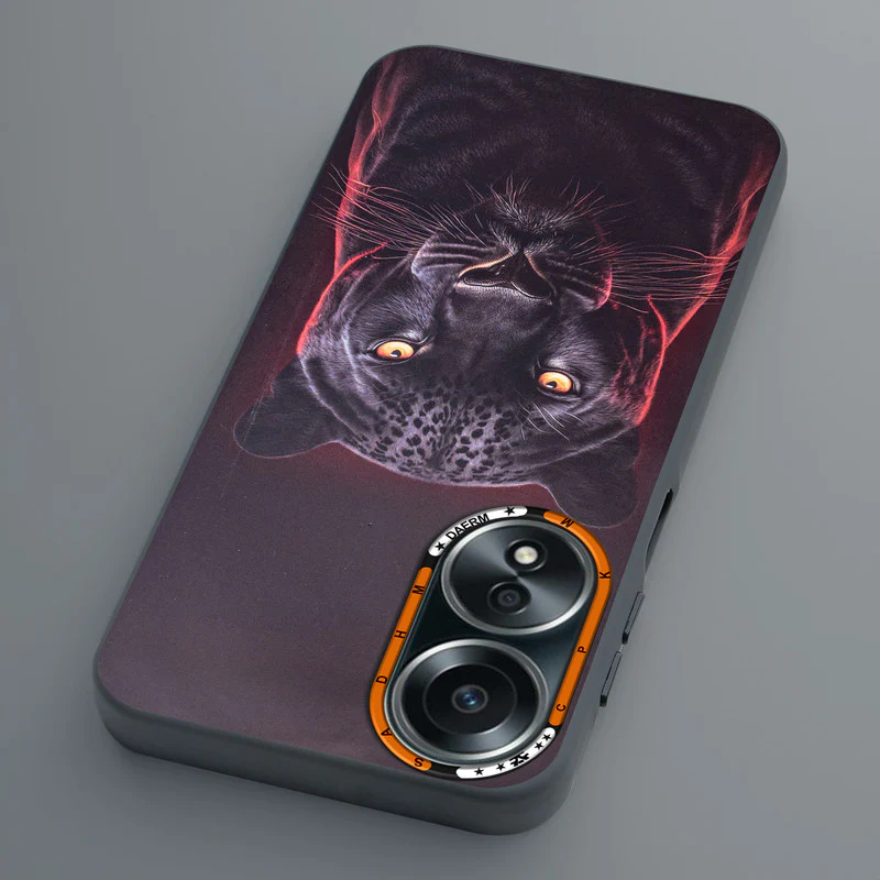 Dark Elegant Wild Creatures Printed Back Cases For Oppo A58 4G - Image 41