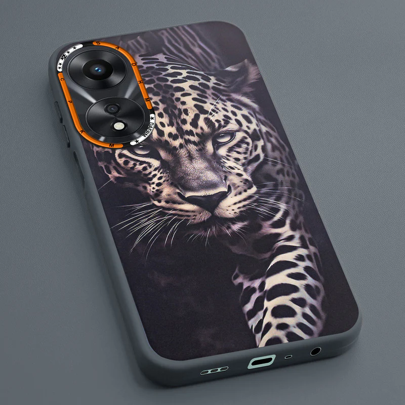 Dark Elegant Wild Creatures Printed Back Cases For Oppo A78 5G - Image 20