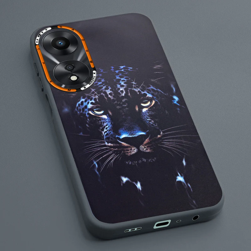 Dark Elegant Wild Creatures Printed Back Cases For Oppo A78 5G - Image 30
