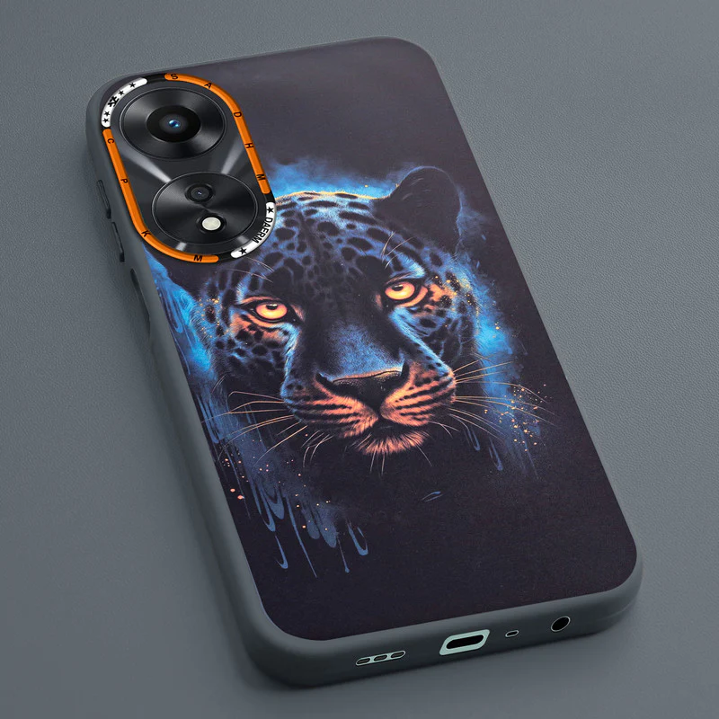 Dark Elegant Wild Creatures Printed Back Cases For Oppo A78 5G - Image 35