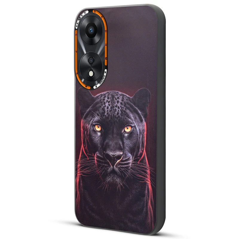 Dark Elegant Wild Creatures Printed Back Cases For Oppo A78 5G - Image 39