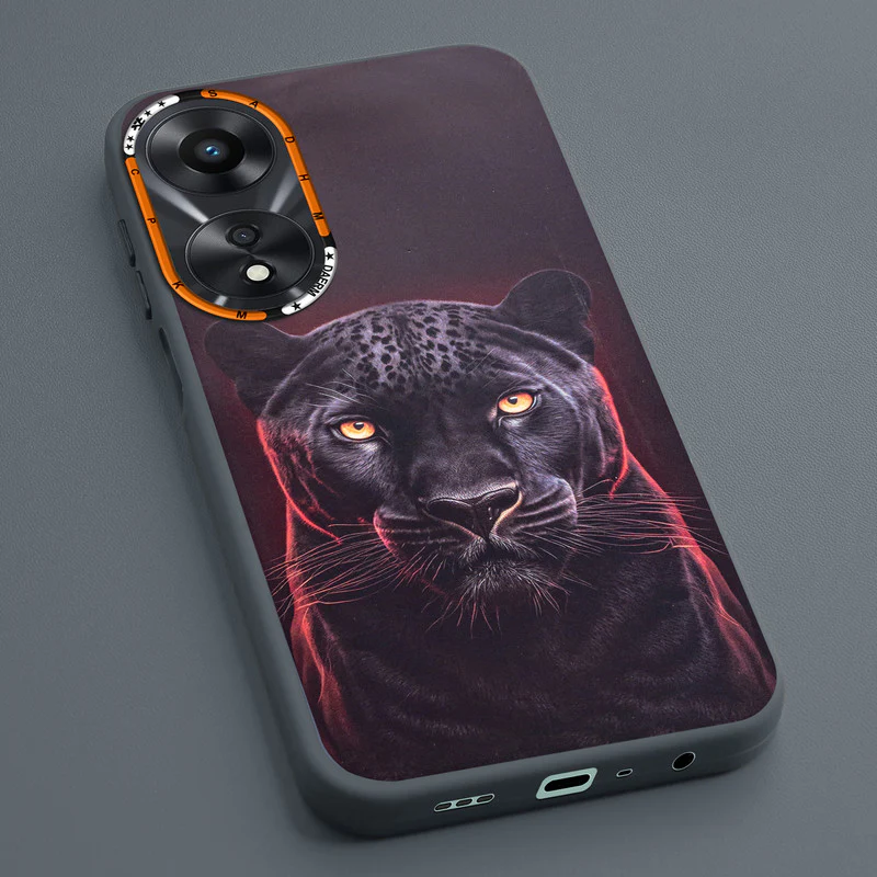 Dark Elegant Wild Creatures Printed Back Cases For Oppo A78 5G - Image 40