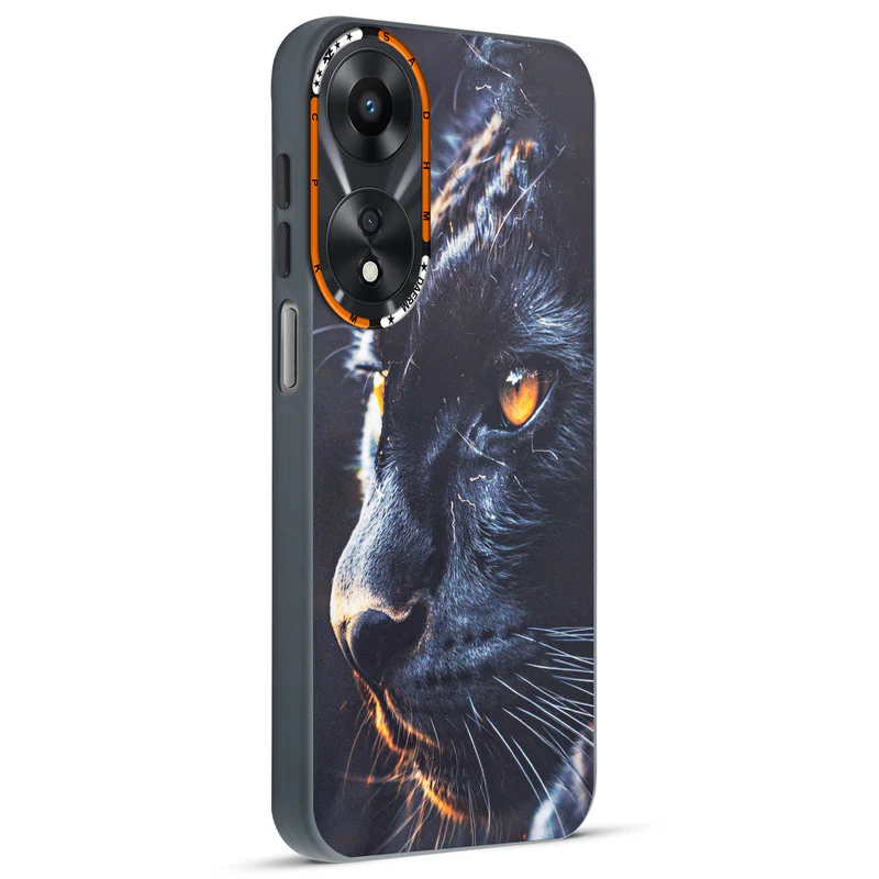 Dark Elegant Wild Creatures Printed Back Cases For Oppo A78 5G - Image 43