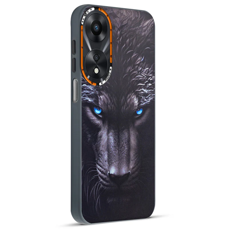 Dark Elegant Wild Creatures Printed Back Cases For Oppo A78 5G - Image 8