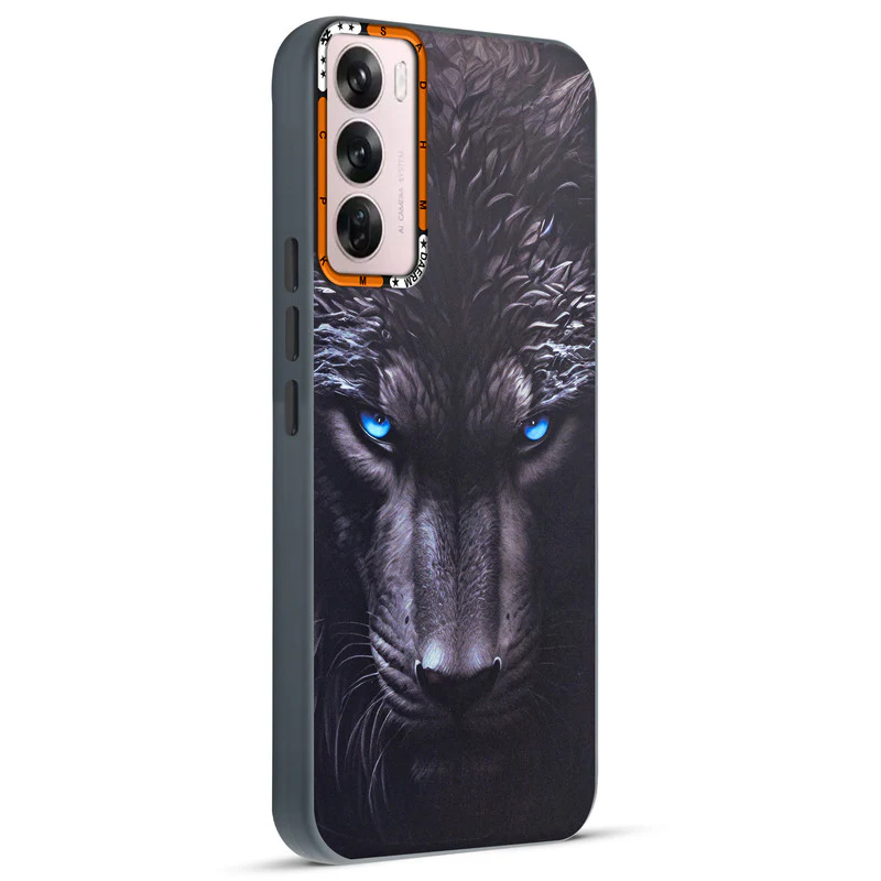 Dark Elegant Wild Creatures Printed Back Cases For Oppo Reno 12 5G - Image 11