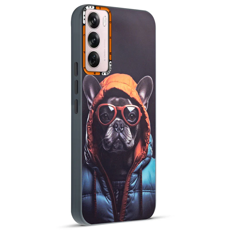 Dark Elegant Wild Creatures Printed Back Cases For Oppo Reno 12 5G - Image 18