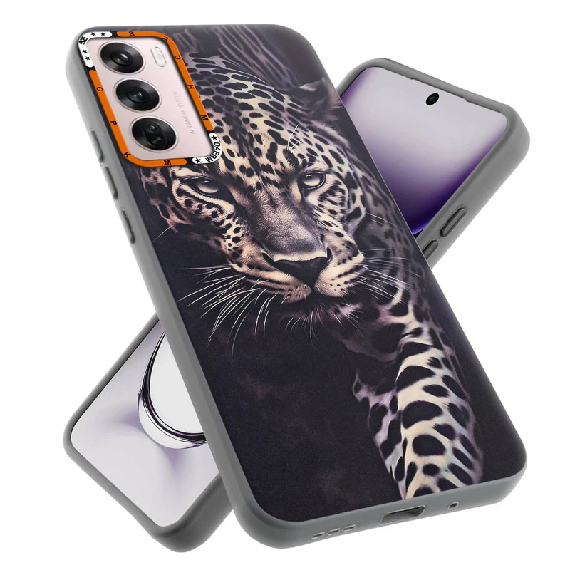 Dark Elegant Wild Creatures Printed Back Cases For Oppo Reno 12 5G - Image 22