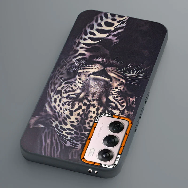 Dark Elegant Wild Creatures Printed Back Cases For Oppo Reno 12 5G - Image 28