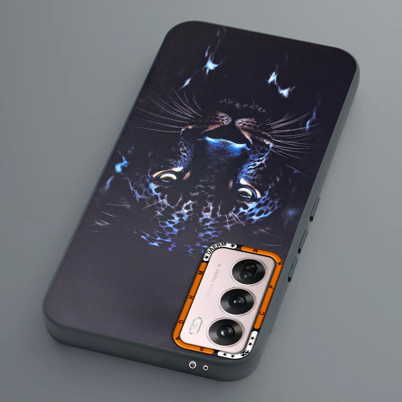 Dark Elegant Wild Creatures Printed Back Cases For Oppo Reno 12 5G - Image 42