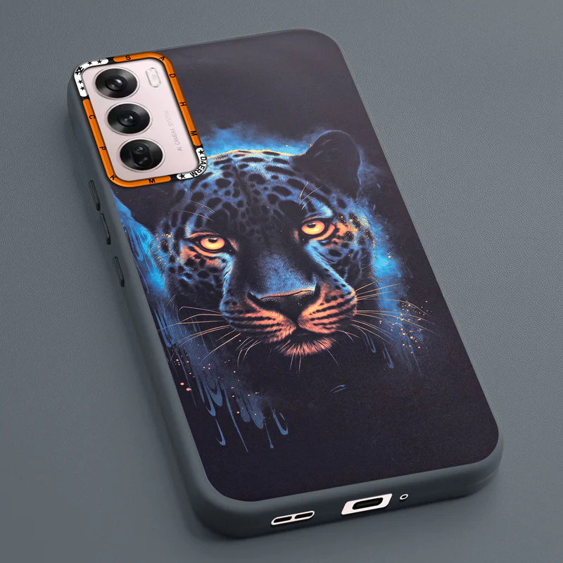 Dark Elegant Wild Creatures Printed Back Cases For Oppo Reno 12 5G - Image 48