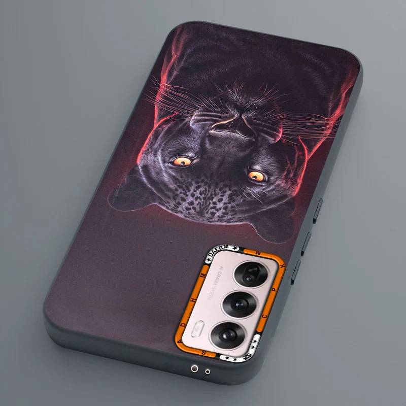 Dark Elegant Wild Creatures Printed Back Cases For Oppo Reno 12 5G - Image 56