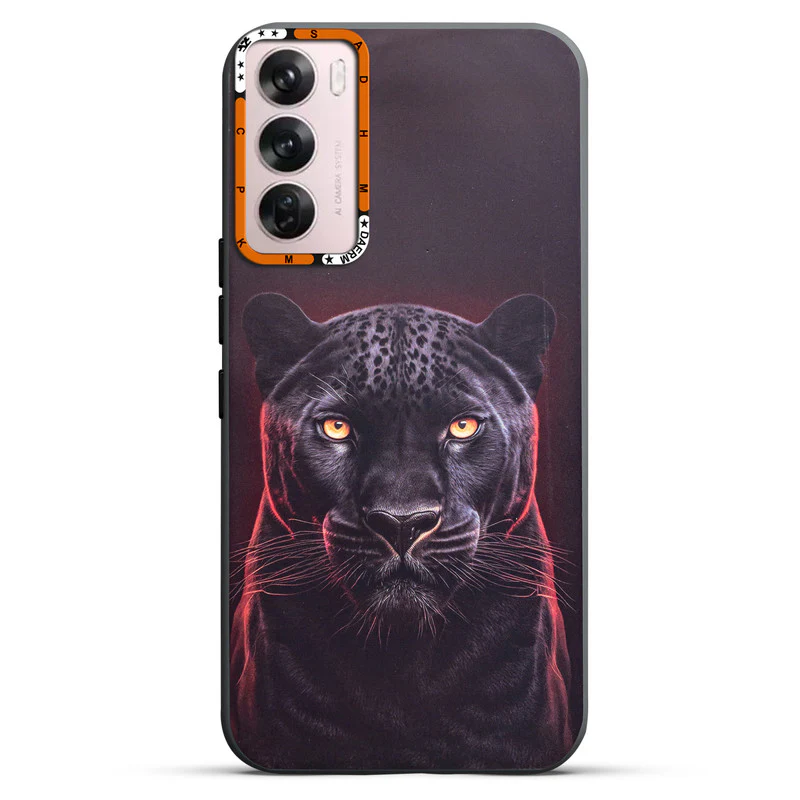 Dark Elegant Wild Creatures Printed Back Cases For Oppo Reno 12 Pro 5G - Image 52