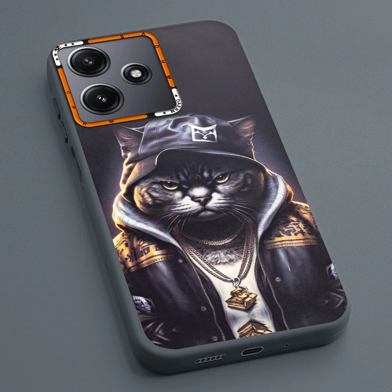 Dark Elegant Wild Creatures Printed Back Cases For Redmi 12 5G - Image 62