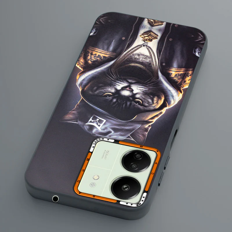 Dark Elegant Wild Creatures Printed Back Cases For Redmi 13C 4G - Image 63