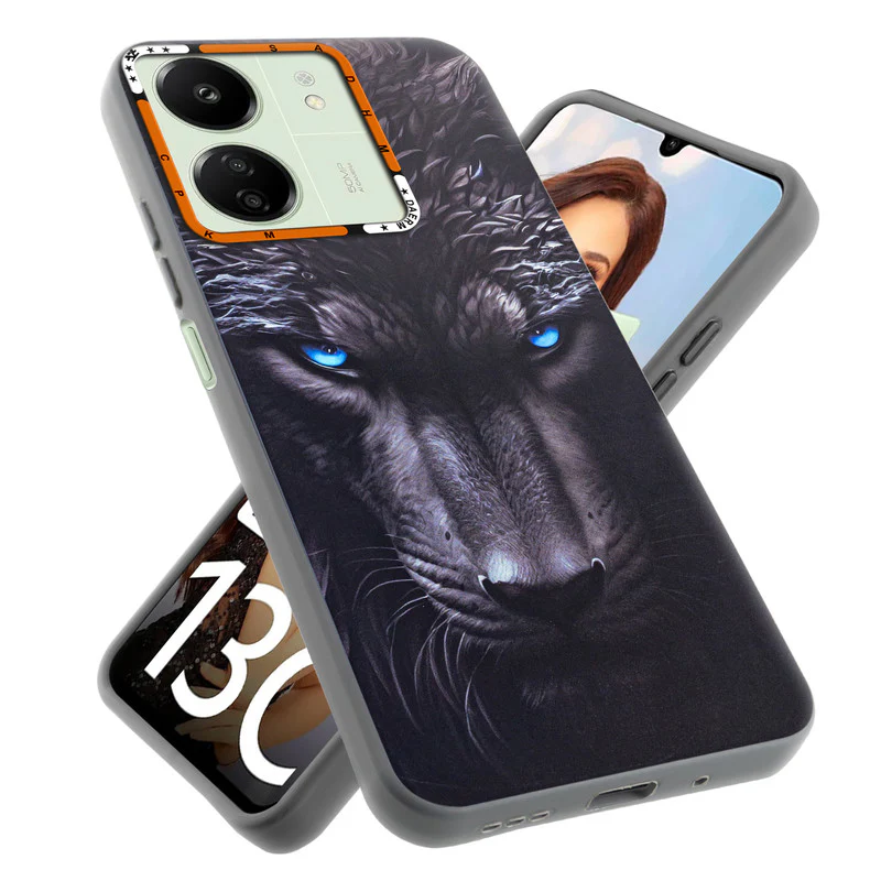 Dark Elegant Wild Creatures Printed Back Cases For Redmi 13C 4G - Image 8