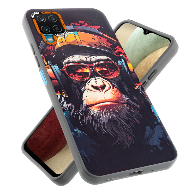 Dark Elegant Wild Creatures Printed Back Cases For Samsung A12 - Image 22