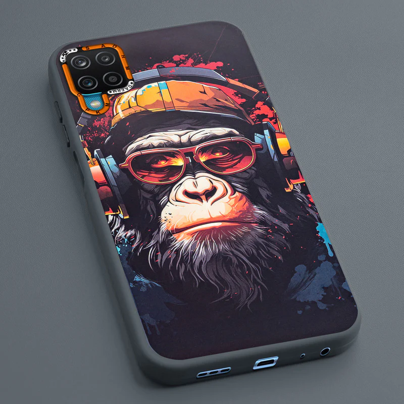 Dark Elegant Wild Creatures Printed Back Cases For Samsung A12 - Image 25