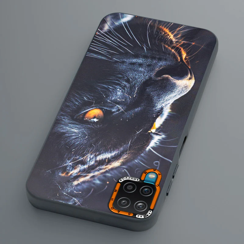 Dark Elegant Wild Creatures Printed Back Cases For Samsung A12 - Image 46