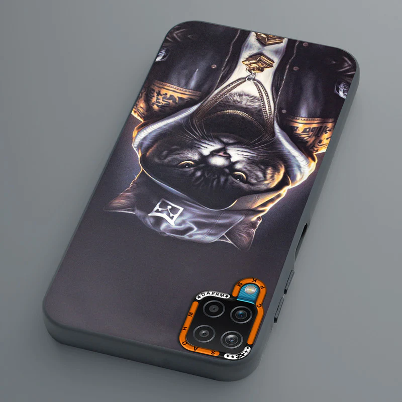 Dark Elegant Wild Creatures Printed Back Cases For Samsung A12 - Image 51