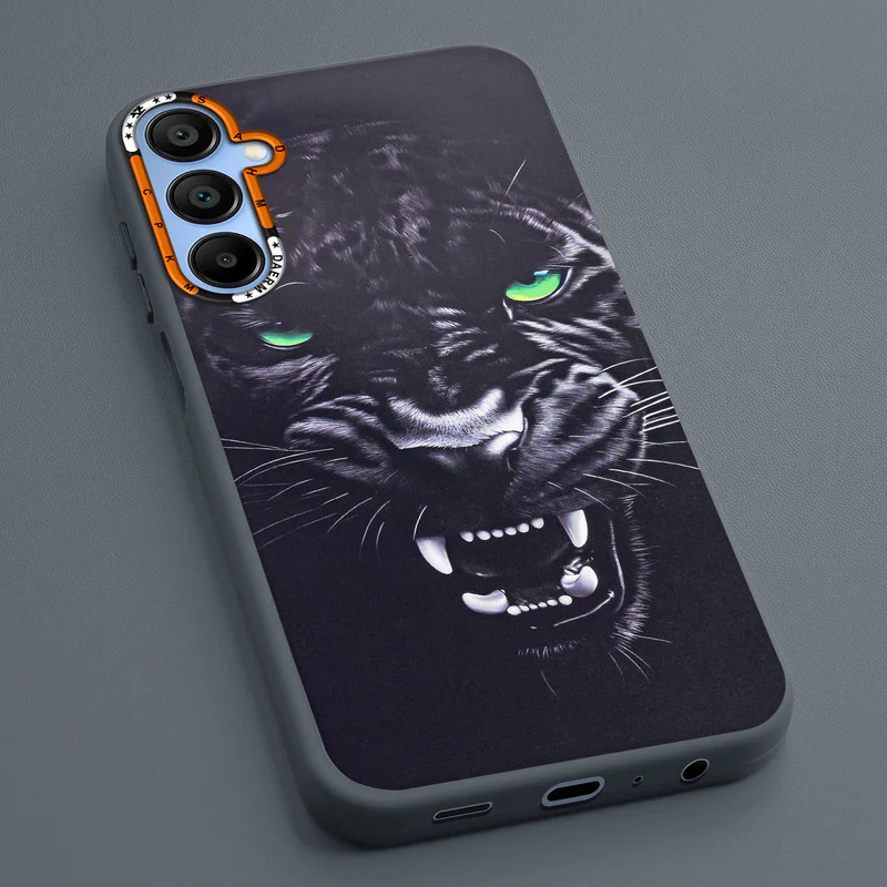 Dark Elegant Wild Creatures Printed Back Cases For Samsung A15 5G - Image 5