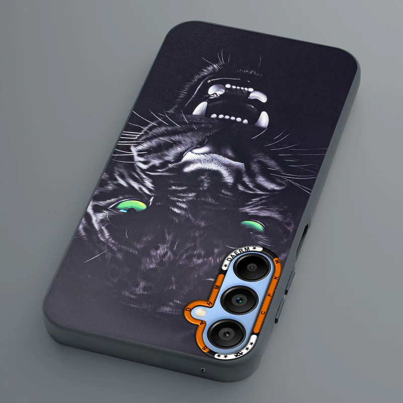 Dark Elegant Wild Creatures Printed Back Cases For Samsung A15 5G - Image 6