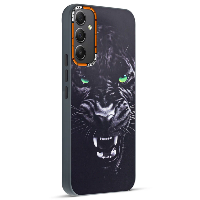 Dark Elegant Wild Creatures Printed Back Cases For Samsung A34 5G - Image 4