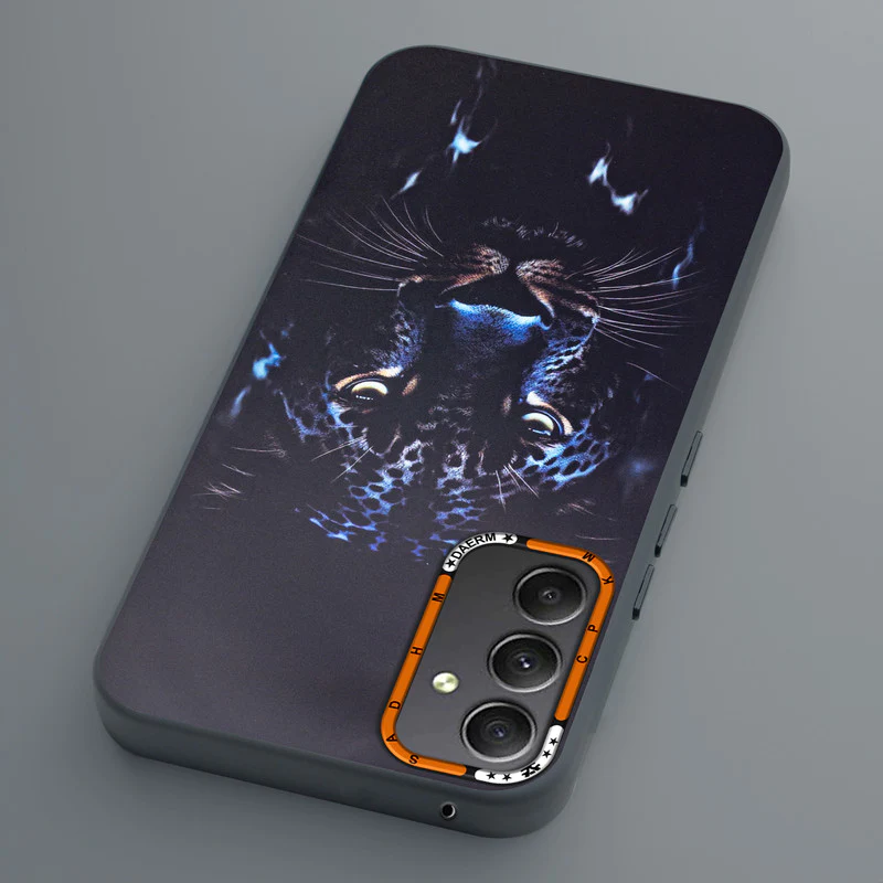 Dark Elegant Wild Creatures Printed Back Cases For Samsung A34 5G - Image 42