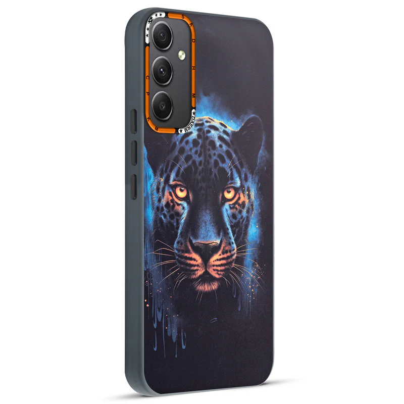 Dark Elegant Wild Creatures Printed Back Cases For Samsung A34 5G - Image 46