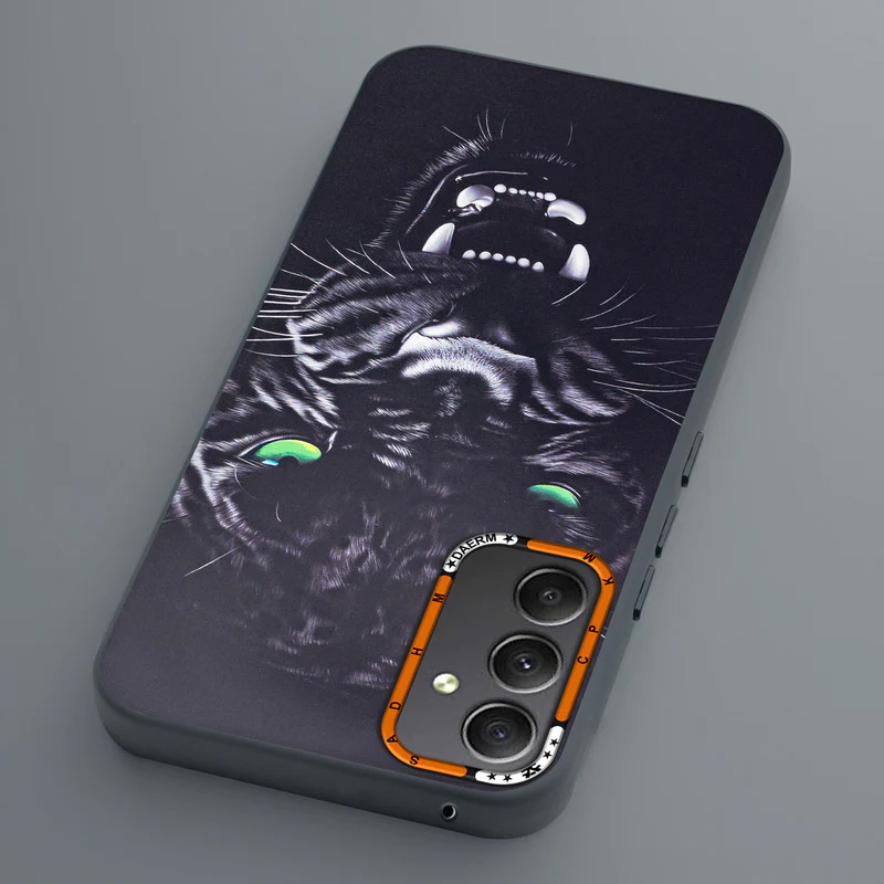 Dark Elegant Wild Creatures Printed Back Cases For Samsung A34 5G - Image 7