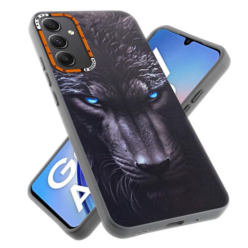 Dark Elegant Wild Creatures Printed Back Cases For Samsung A34 5G - Image 8