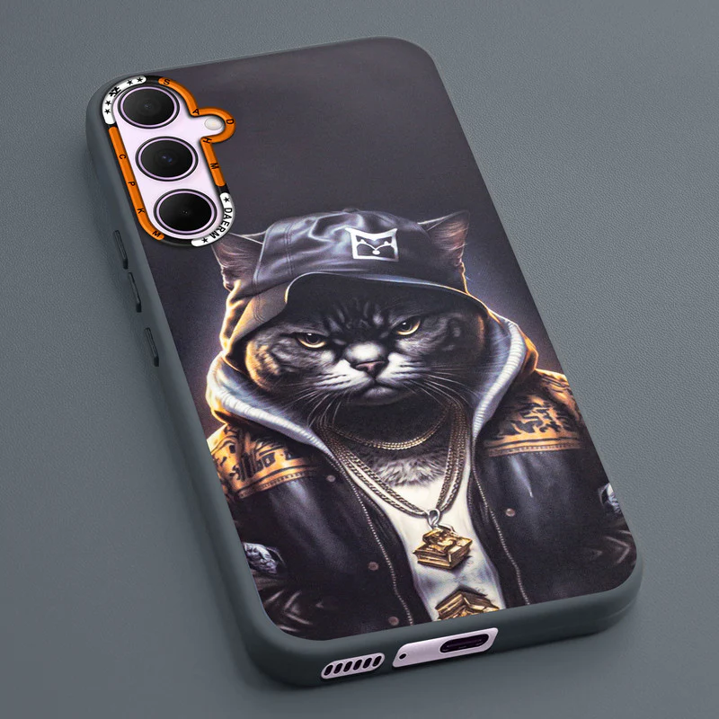 Dark Elegant Wild Creatures Printed Back Cases For Samsung S24 5G - Image 62