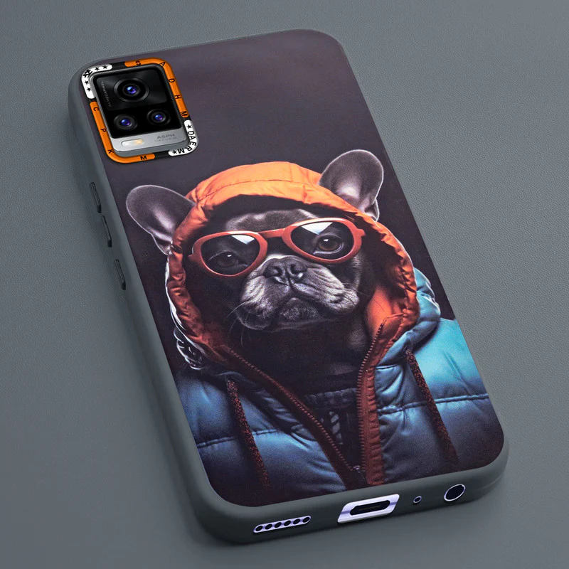 Dark Elegant Wild Creatures Printed Back Cases For Vivo V20 - Image 20