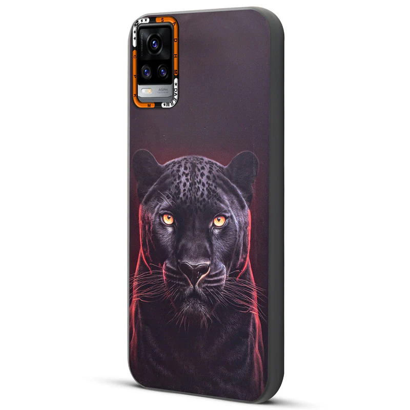 Dark Elegant Wild Creatures Printed Back Cases For Vivo V20 - Image 54