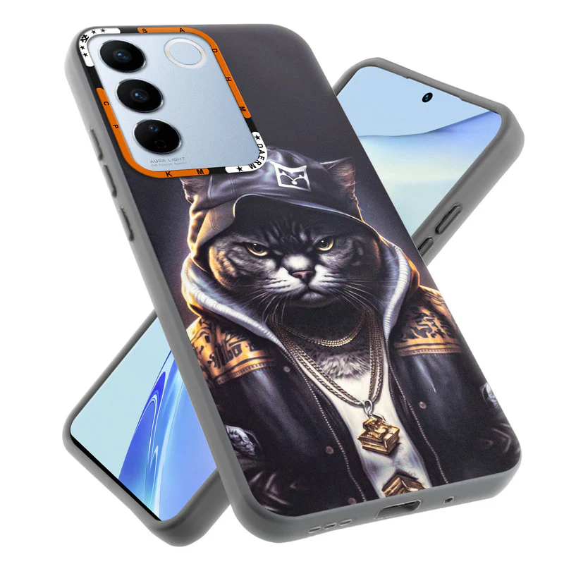 Dark Elegant Wild Creatures Printed Back Cases For Vivo V27 Pro 5G - Image 55