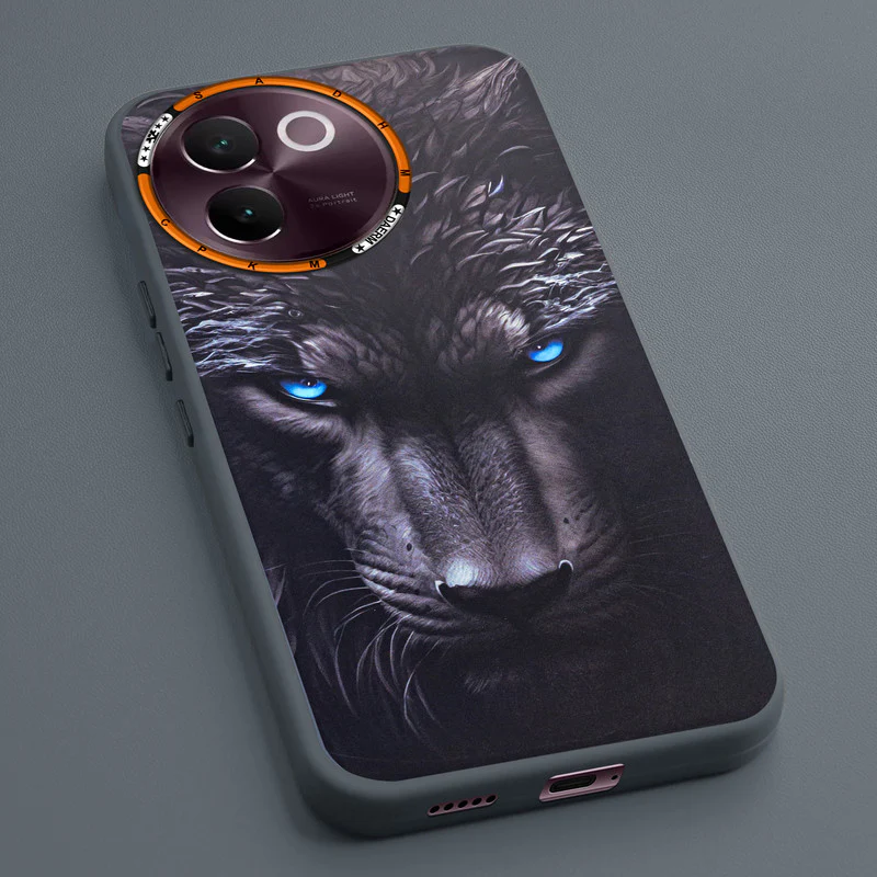 Dark Elegant Wild Creatures Printed Back Cases For Vivo V30e 5G - Image 13