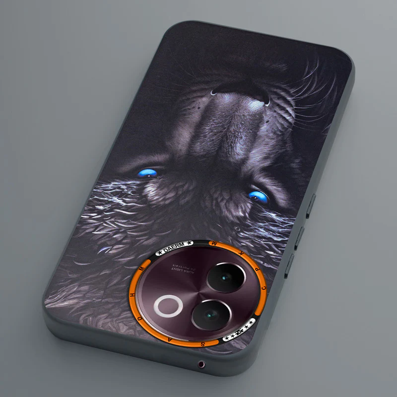 Dark Elegant Wild Creatures Printed Back Cases For Vivo V30e 5G - Image 14