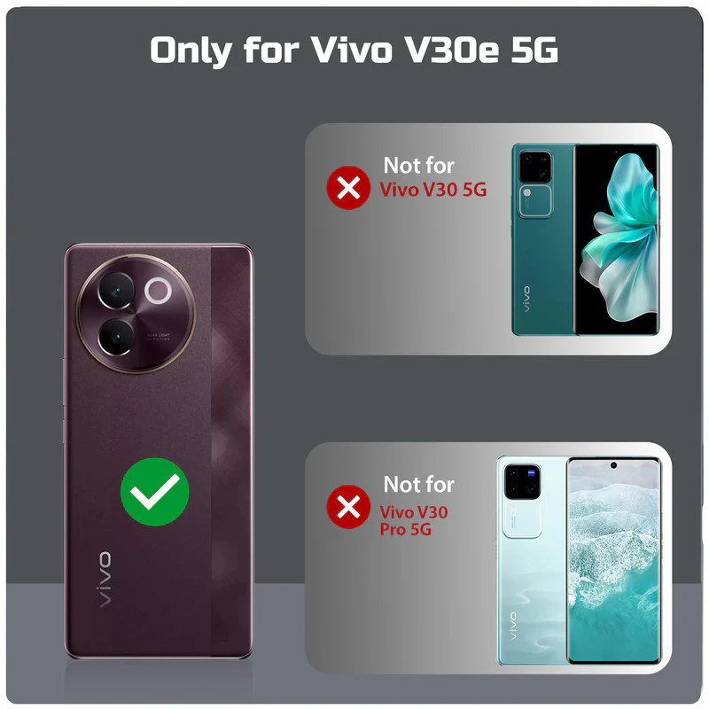 Dark Elegant Wild Creatures Printed Back Cases For Vivo V30e 5G - Image 2