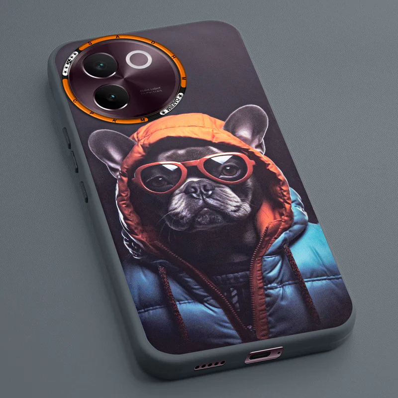 Dark Elegant Wild Creatures Printed Back Cases For Vivo V30e 5G - Image 20