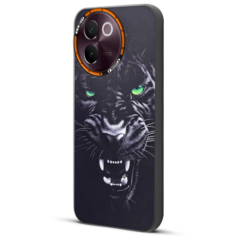 Dark Elegant Wild Creatures Printed Back Cases For Vivo V30e 5G - Image 5