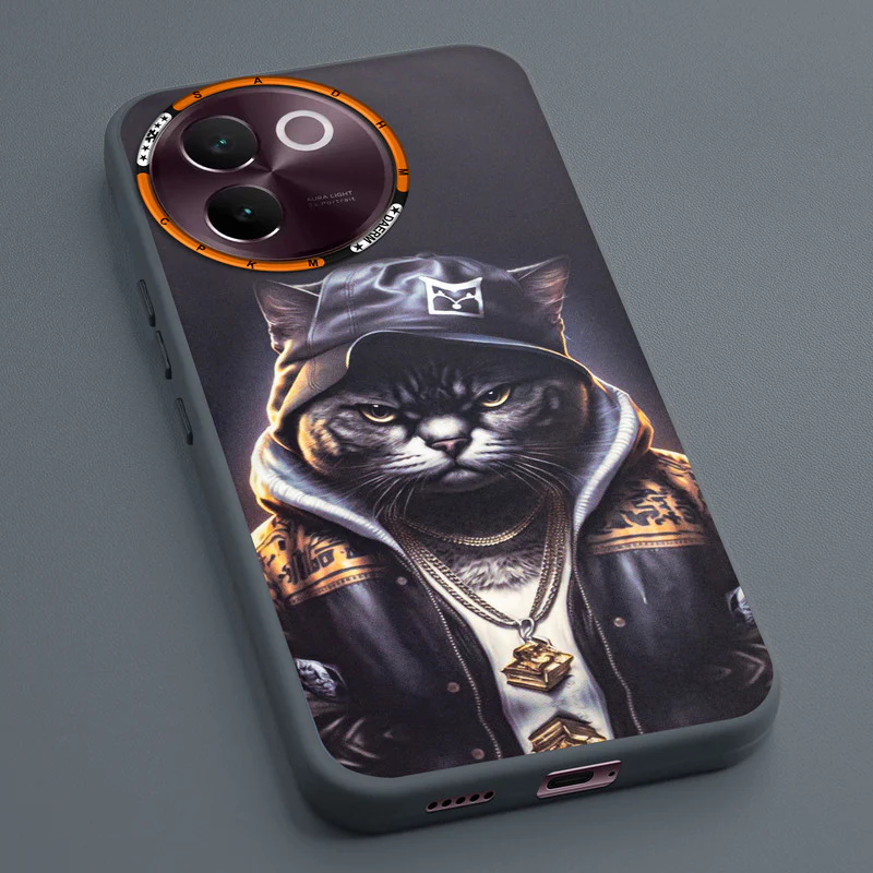 Dark Elegant Wild Creatures Printed Back Cases For Vivo V30e 5G - Image 62