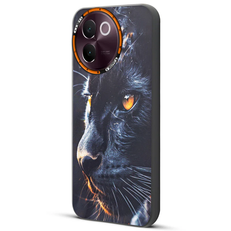 Dark Elegant Wild Creatures Printed Back Cases For Vivo V30e 5G - Image 68
