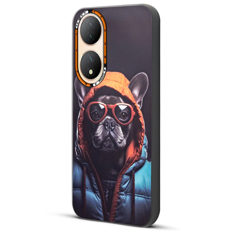 Dark Elegant Wild Creatures Printed Back Cases For Vivo Y100 - Image 17