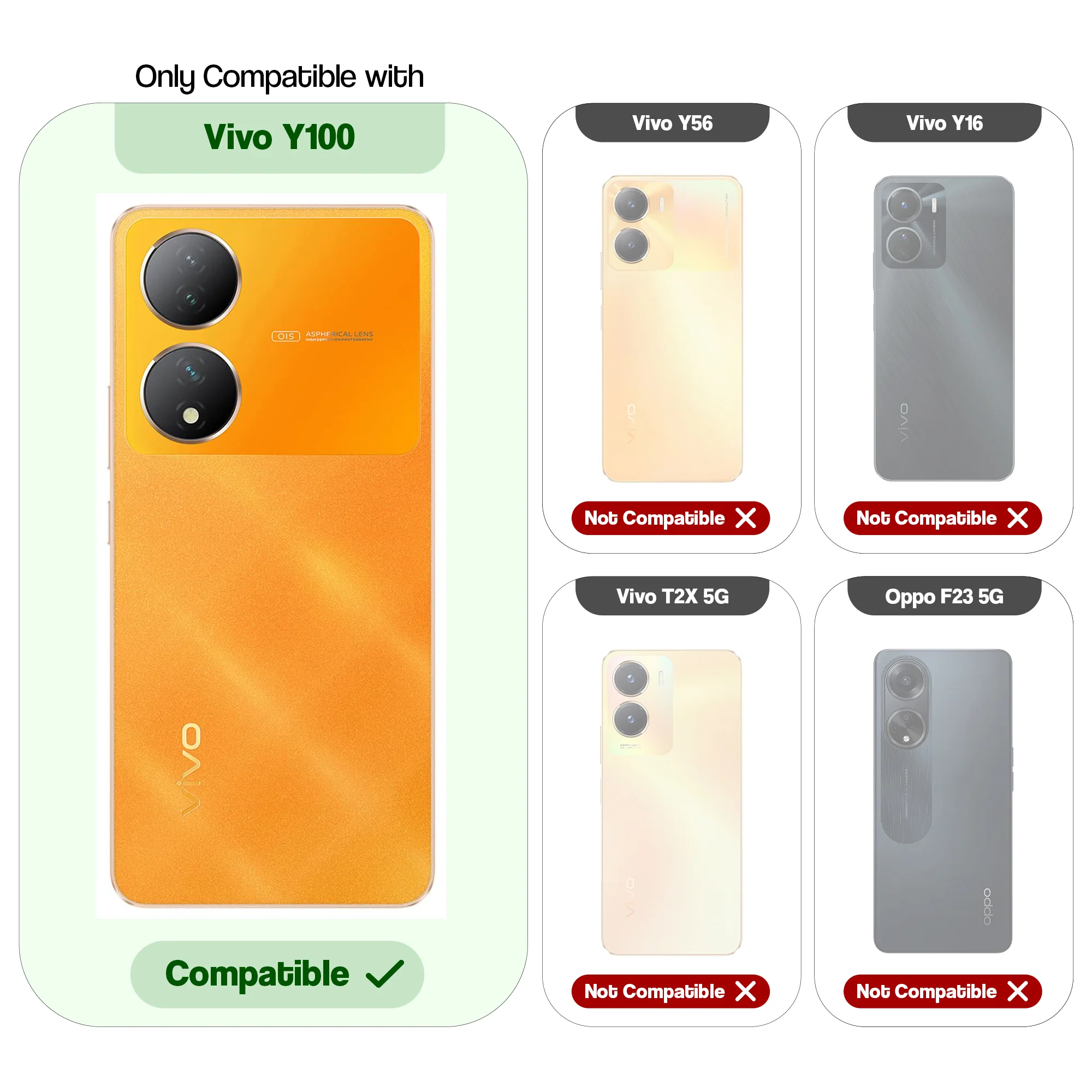 Lens Camera Protection Chrome Case For Vivo Y100 - Image 23