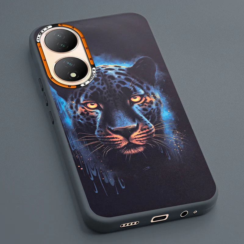 Dark Elegant Wild Creatures Printed Back Cases For Vivo Y100 - Image 42