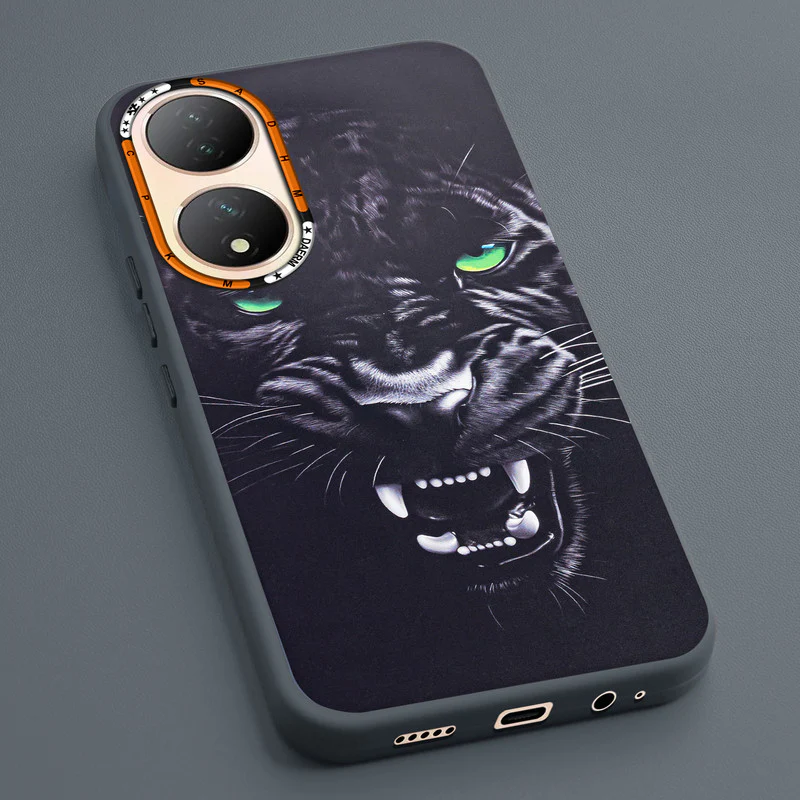 Dark Elegant Wild Creatures Printed Back Cases For Vivo Y100 - Image 6