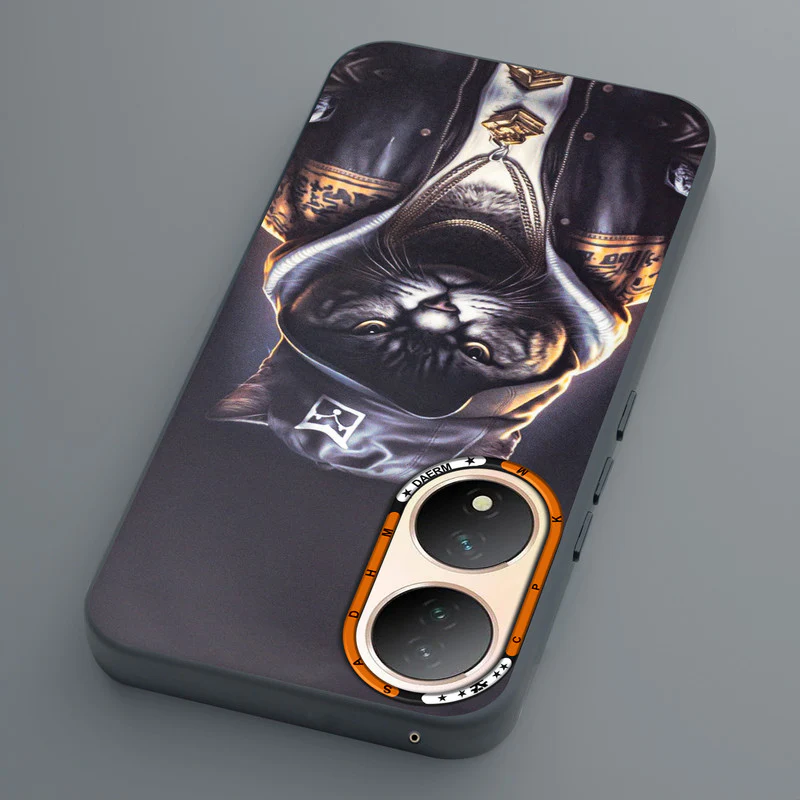 Dark Elegant Wild Creatures Printed Back Cases For Vivo Y100 - Image 61