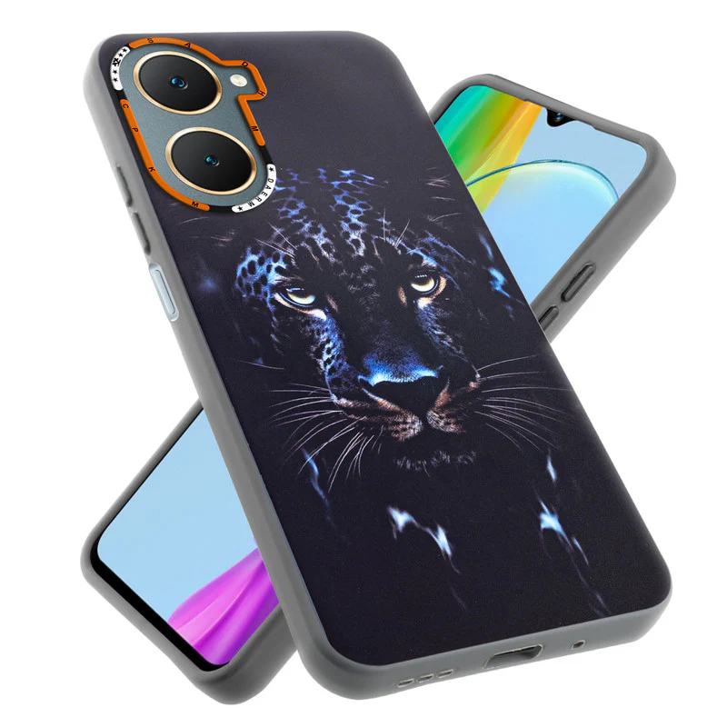 Dark Elegant Wild Creatures Printed Back Cases For Vivo Y18e - Image 36