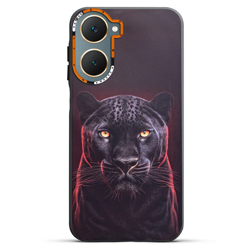 Dark Elegant Wild Creatures Printed Back Cases For Vivo Y18e - Image 52